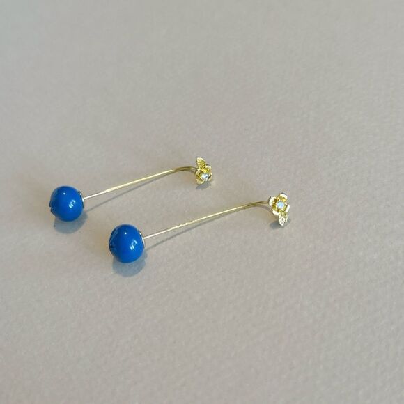 Blueberry Earrings S865 - Picture 4 of 7